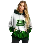 georgia southern eagles lucky motif white green hoodie best selling