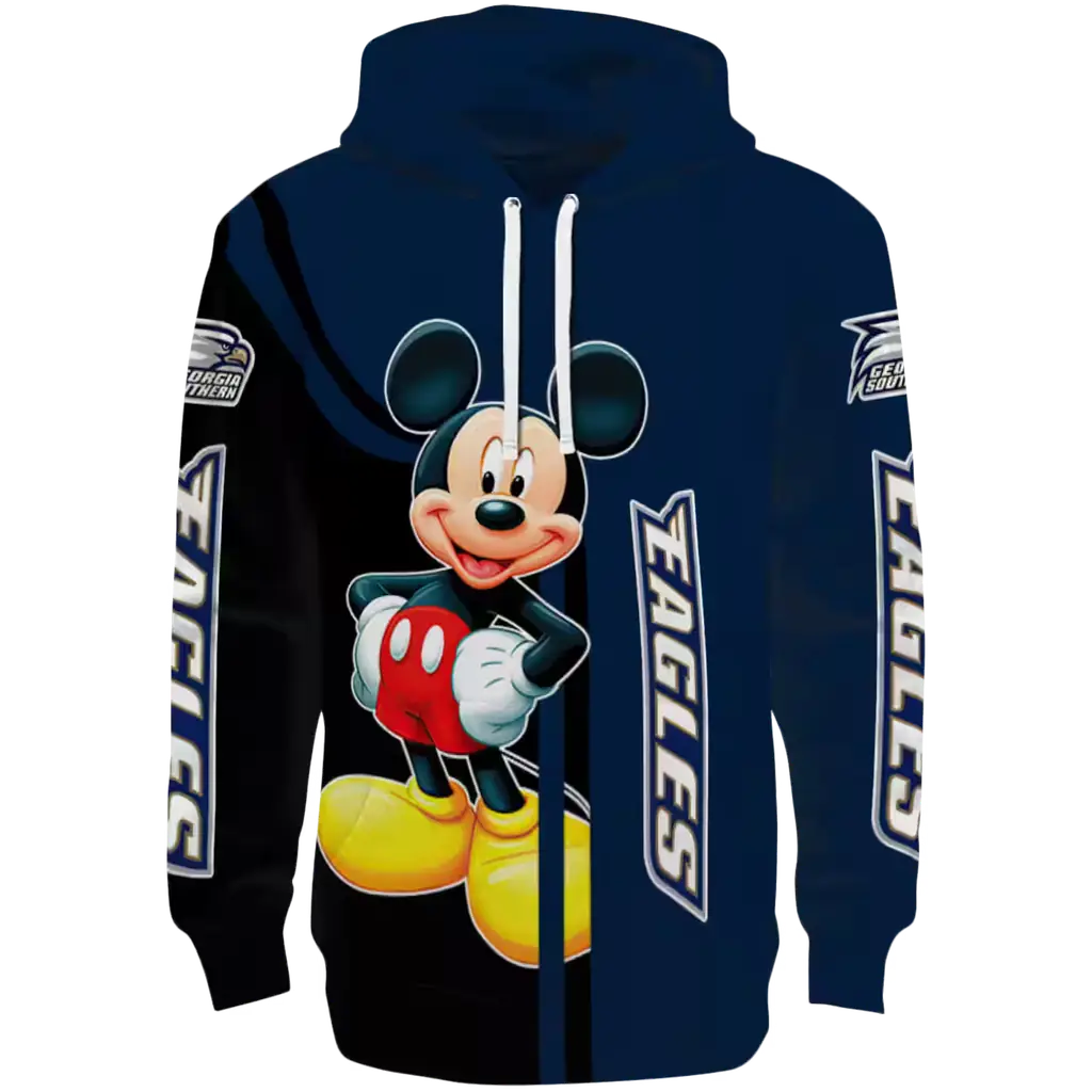 georgia southern eagles mickey mouse blue black hoodie best selling georgia southern eagles mickey mouse blue black hoodie best selling
