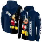 georgia southern eagles mickey mouse blue black hoodie best selling