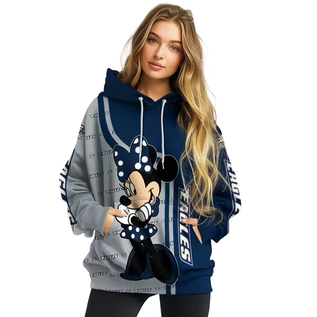 georgia southern eagles minnie mouse blue hoodie high quality georgia southern eagles minnie mouse blue hoodie high quality