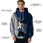 georgia southern eagles minnie mouse blue hoodie best selling
