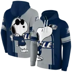 georgia southern eagles playful snoopy blue hoodie best selling