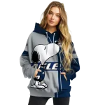 georgia southern eagles playful snoopy blue hoodie best selling