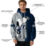 georgia southern eagles playful snoopy blue hoodie best selling