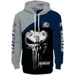 georgia southern eagles skull punisher grey black hoodie best selling