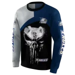 georgia southern eagles skull punisher grey black hoodie best selling