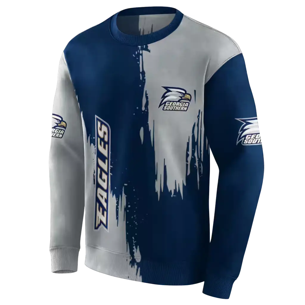 georgia southern eagles splatter effect blue hoodie new arrival georgia southern eagles splatter effect blue hoodie new arrival