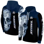 georgia southern eagles sugar skull blue black hoodie best selling