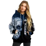 georgia southern eagles sugar skull blue black hoodie best selling
