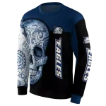 georgia southern eagles sugar skull blue black hoodie best selling