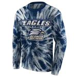 georgia southern eagles tie dye pattern blue hoodie best selling