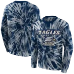 georgia southern eagles tie dye pattern blue hoodie best selling