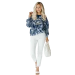 georgia southern eagles tie dye pattern blue hoodie best selling
