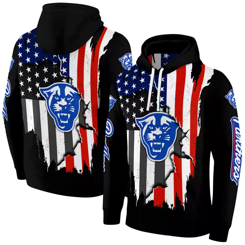 georgia state panthers american pride black hoodie fashion forward georgia state panthers american pride black hoodie fashion forward