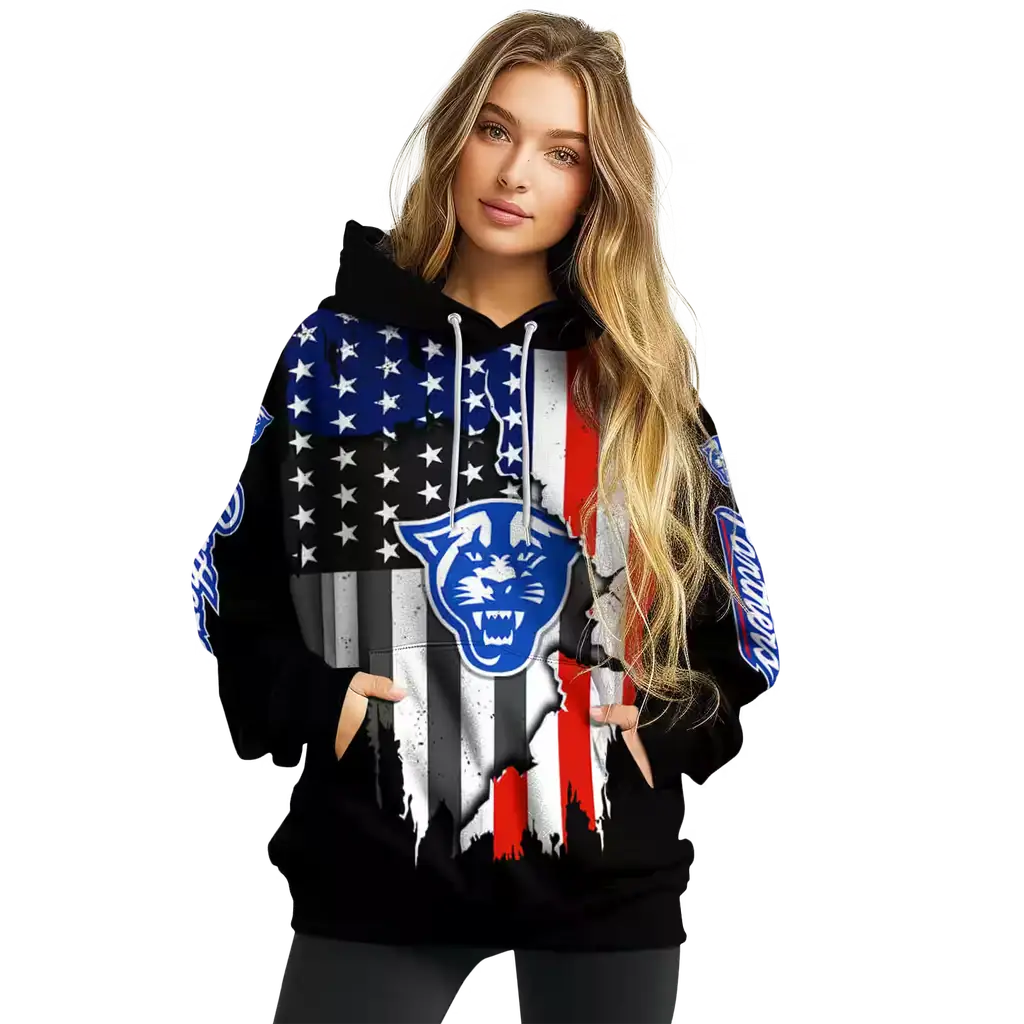 georgia state panthers american pride black hoodie high quality georgia state panthers american pride black hoodie high quality