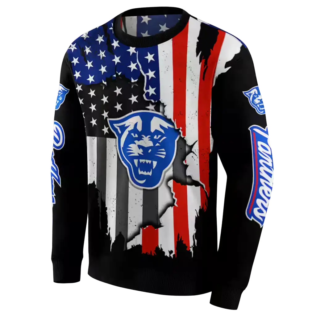 georgia state panthers american pride black hoodie new arrival georgia state panthers american pride black hoodie new arrival