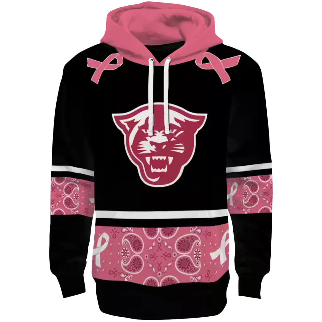georgia state panthers awareness ribbon black pink hoodie best selling georgia state panthers awareness ribbon black pink hoodie best selling