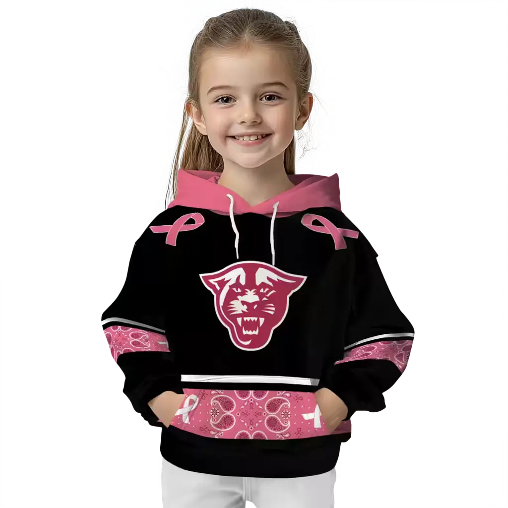 georgia state panthers awareness ribbon black pink hoodie top rated georgia state panthers awareness ribbon black pink hoodie top rated