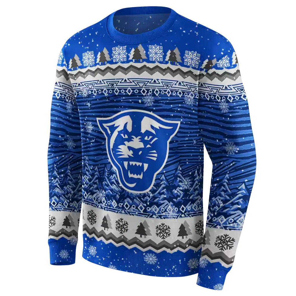georgia state panthers christmas trees blue hoodie new arrival georgia state panthers christmas trees blue hoodie new arrival