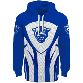 georgia state panthers concentric lines blue black hoodie best selling
