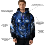 georgia state panthers demonic skull blue black hoodie best selling