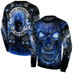 georgia state panthers demonic skull blue black hoodie best selling