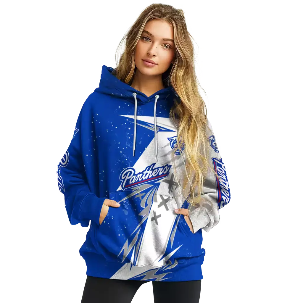 georgia state panthers dynamic slash blue white hoodie high quality georgia state panthers dynamic slash blue white hoodie high quality