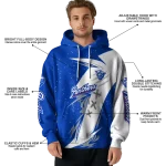 georgia state panthers dynamic slash blue white hoodie best selling