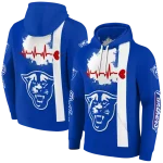 georgia state panthers football heartbeat blue hoodie best selling