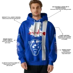 georgia state panthers football heartbeat blue hoodie best selling