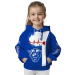 georgia state panthers football heartbeat blue hoodie best selling