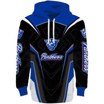georgia state panthers futuristic pattern blue black hoodie best selling