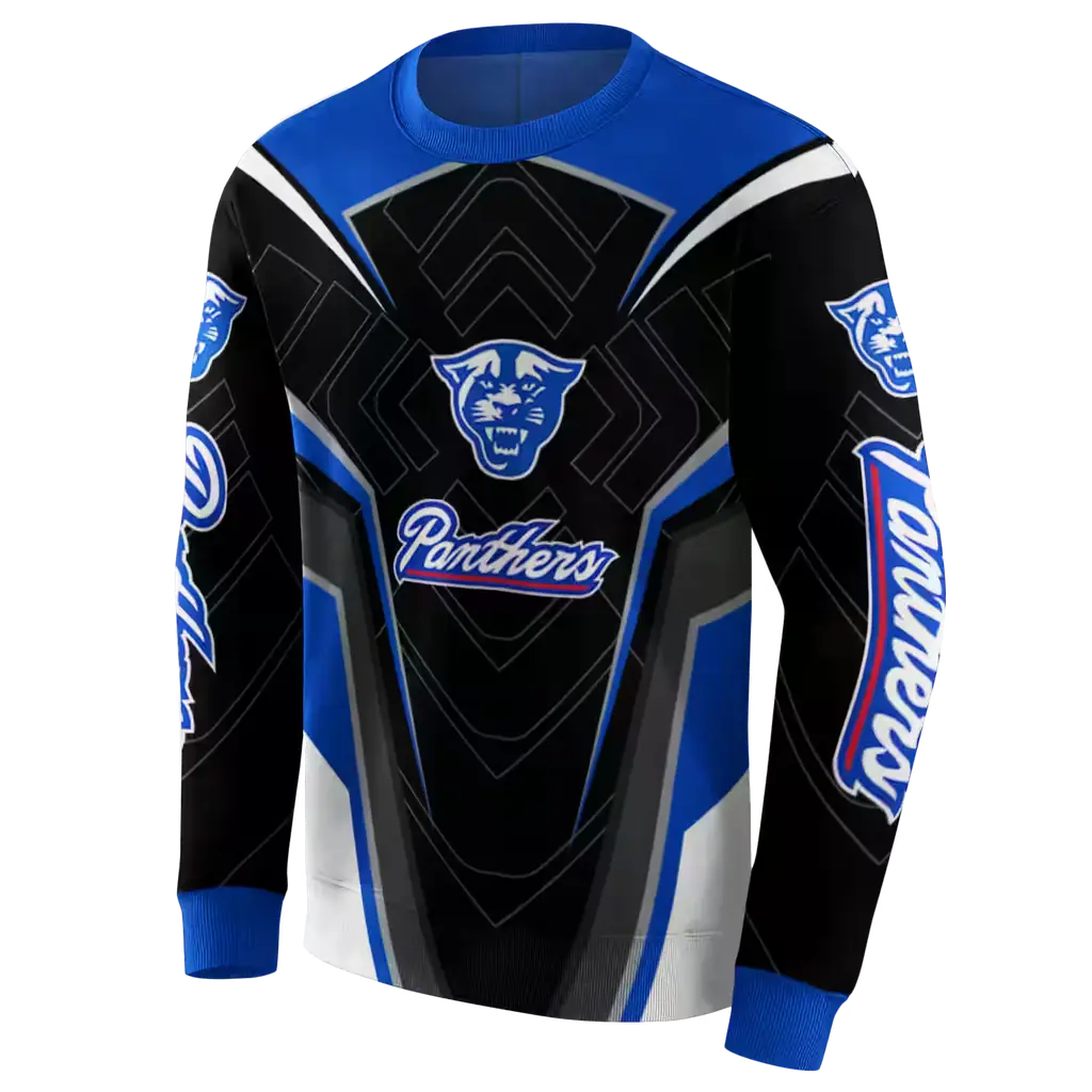 georgia state panthers futuristic pattern blue black hoodie new arrival georgia state panthers futuristic pattern blue black hoodie new arrival