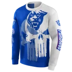 georgia state panthers graphic punisher blue white hoodie best selling