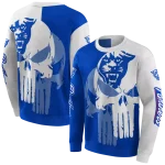 georgia state panthers graphic punisher blue white hoodie best selling