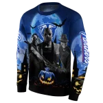 georgia state panthers halloween vibes blue black hoodie best selling