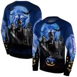 georgia state panthers halloween vibes blue black hoodie best selling