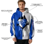 georgia state panthers heartbeat graphic blue hoodie best selling