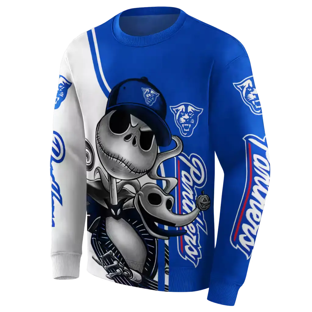 georgia state panthers jack skellington blue hoodie new arrival georgia state panthers jack skellington blue hoodie new arrival