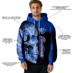 georgia state panthers skull motif blue black hoodie best selling