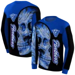 georgia state panthers skull motif blue black hoodie best selling