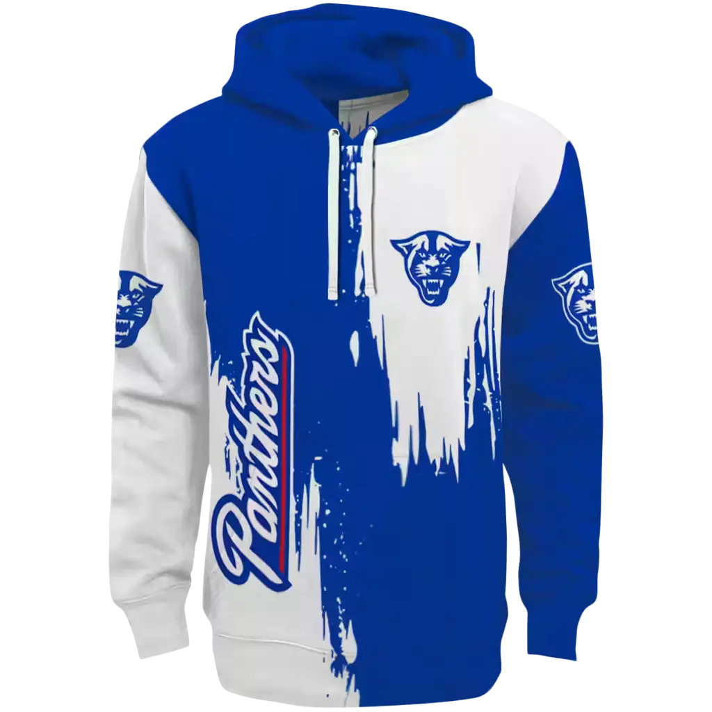 georgia state panthers splatter effect blue hoodie best selling georgia state panthers splatter effect blue hoodie best selling