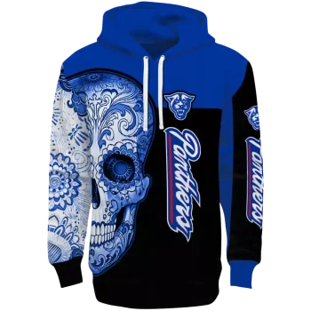 georgia state panthers sugar skull blue black hoodie best selling