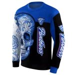 georgia state panthers sugar skull blue black hoodie best selling