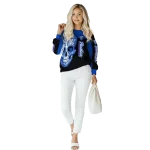 georgia state panthers sugar skull blue black hoodie best selling