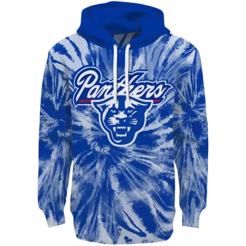 georgia state panthers tie dye pattern blue hoodie best selling