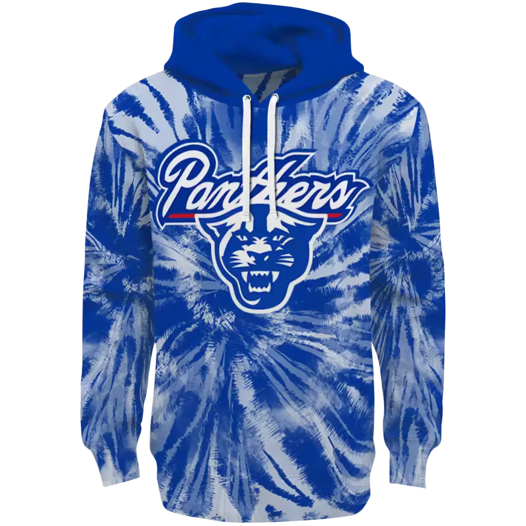 georgia state panthers tie dye pattern blue hoodie best selling georgia state panthers tie dye pattern blue hoodie best selling