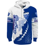 georgia state panthers triangular pattern blue white hoodie best selling