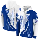 georgia state panthers triangular pattern blue white hoodie best selling