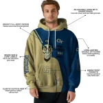 georgia tech yellow jackets achmed skull gold hoodie best selling